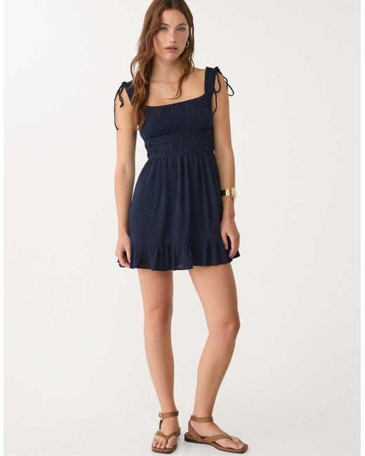 Stradivarius Blue – kurzes kleid