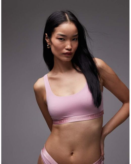Tommy Hilfiger Brown Modern Logo Bralette