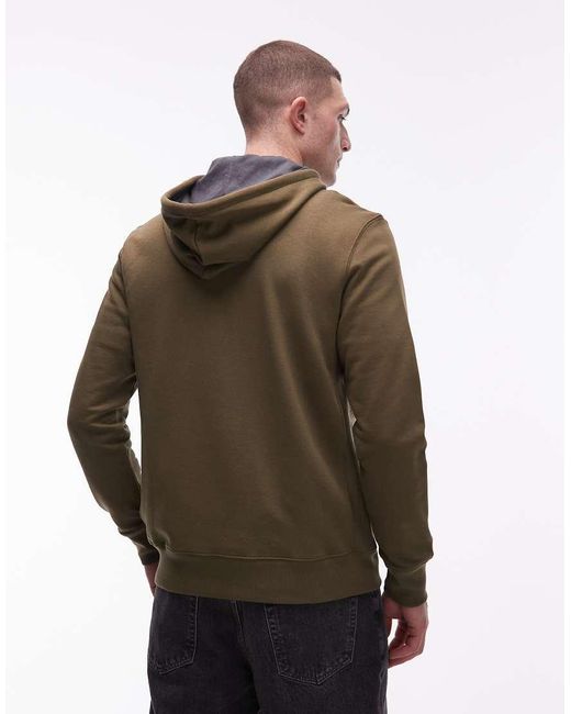Paul Smith Natural Zebra Logo Zip Thru Hoodie for men
