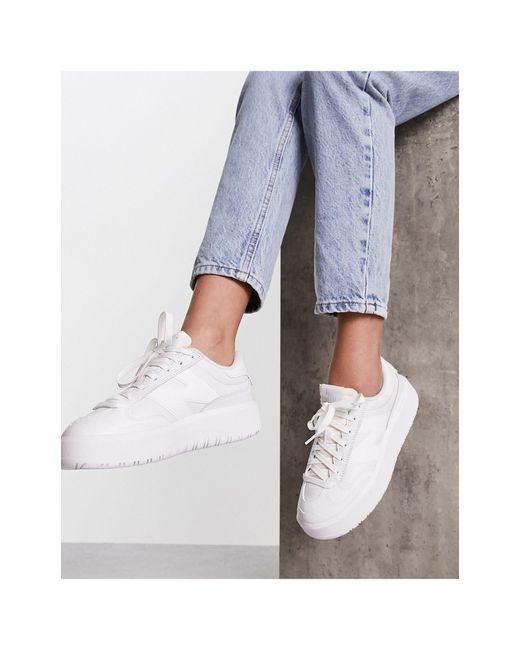 New Balance Ct302 Platform Trainers in Blue Lyst