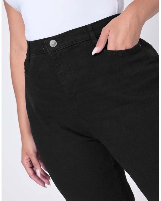 Yours Clothing White Mom Jeans