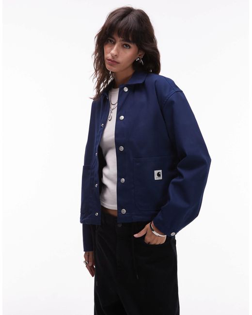 Carhartt Blue – schlichte hemdjacke