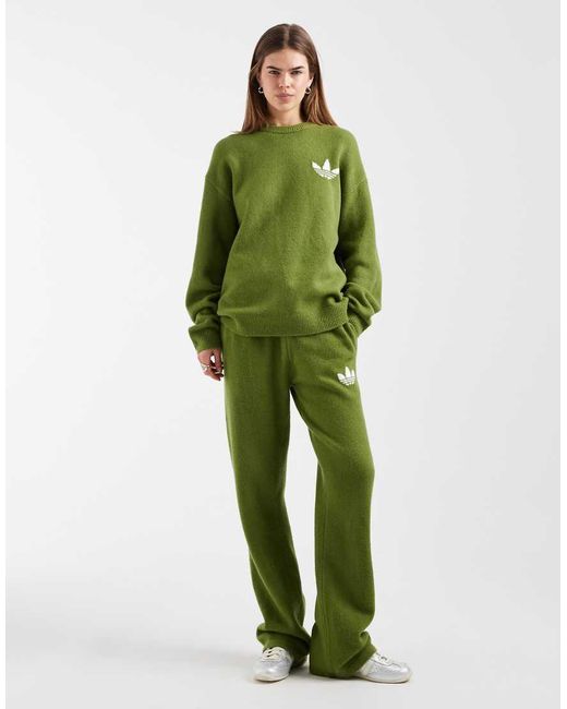 Adidas Originals Green Knitted Jumper