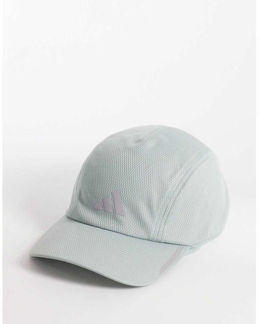 Adidas Originals White Adidas Running Essentials Cap