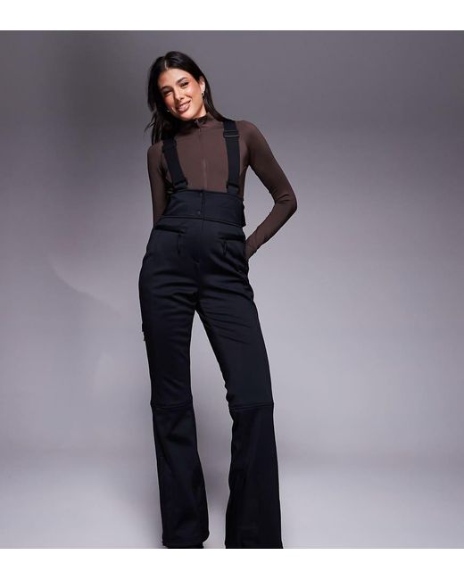 ASOS 4505 Ski & Snow Blue Asos 4505 Tall Ski Soft Shell Water Repellent Kick Flare Ski Trousers