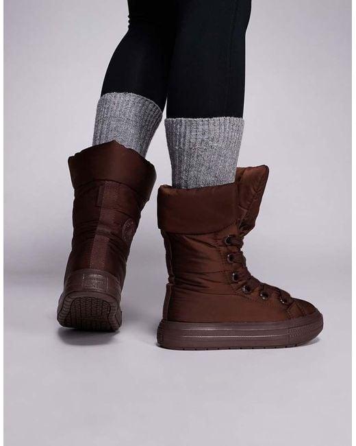 Converse Brown Chuck Taylor All Star Hi Elements Boots
