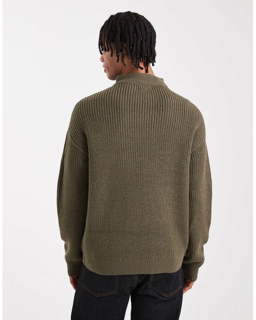New Look – strickpullover in Green für Herren