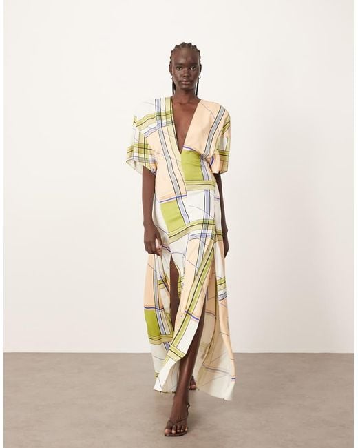 ARRANGE Natural Modern Maxi Tea Dress