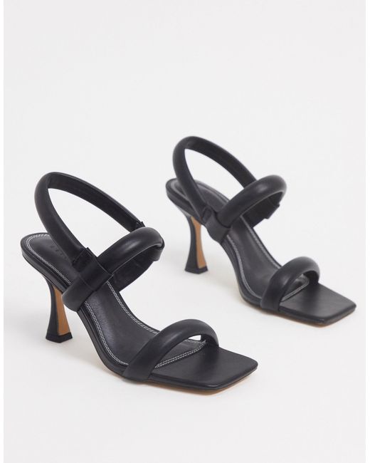 black sandals medium heel