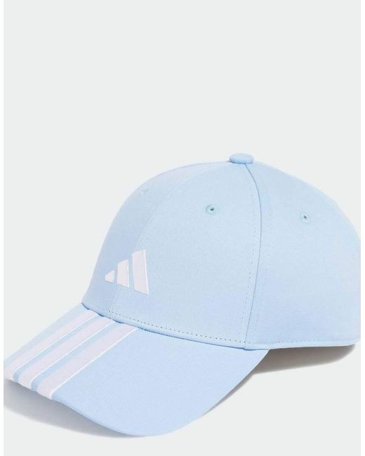 Adidas Originals Blue 3-stripes New Logo Baseball Cap