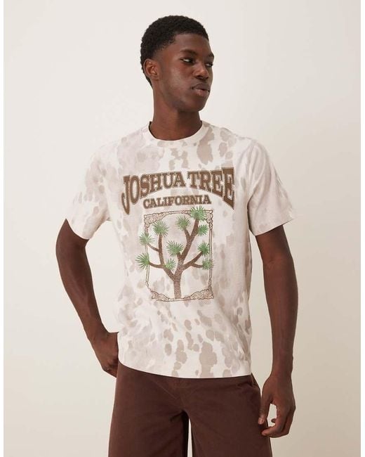 Abercrombie & Fitch Natural Western Graphic T-shirt for men