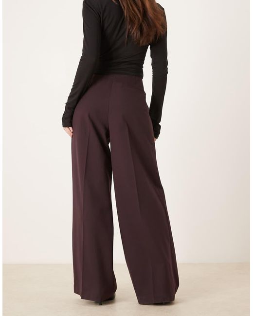 Mango Brown Seam Front Tailored Trouser