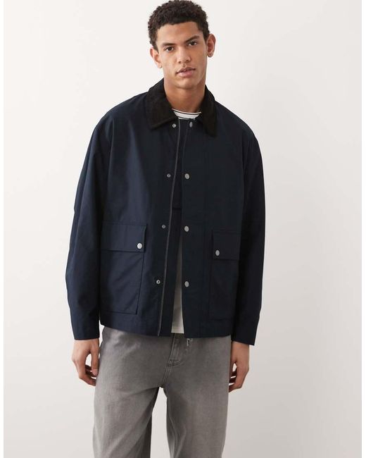 SELECTED Blue Barn Jacket for men
