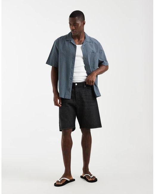 Jack & Jones Blue 2 Pack Rick Denim Shorts for men