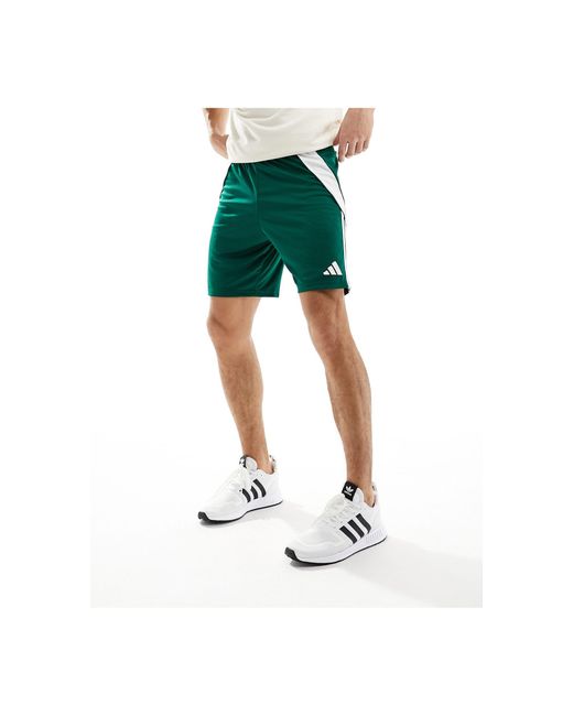 Adidas Originals Green Adidas Football Tiro 24 Shorts