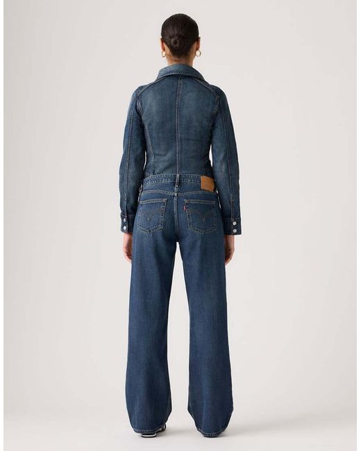 Levi's Losse Jeans Met Lage Taille in het Blue