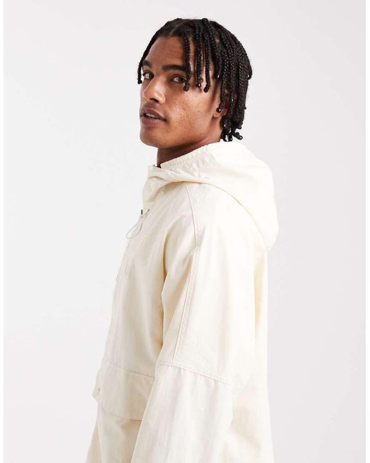 Parka Color Pietra di Fred Perry in White da Uomo