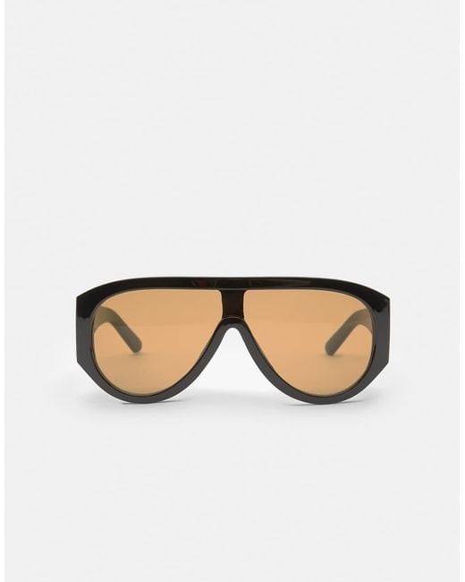 Pull&Bear Natural Oversized Aviator Sunglasses