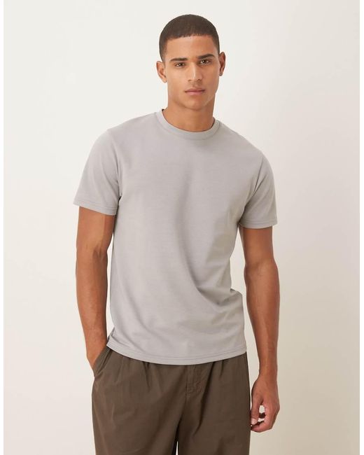 ASOS Gray Heavyweight T-shirt for men