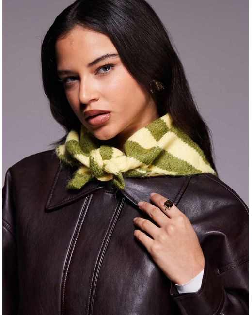 Kiwi & Co Black Contains Wool Hand Knitted Neck Tie