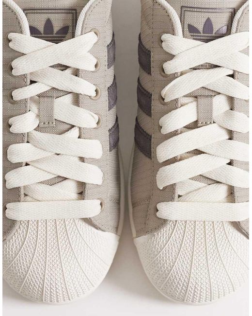 Adidas Originals Green Superstar Ii Sneakers for men