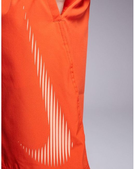 Nike Red Form Dri-fit 9 Inch Shorts for men