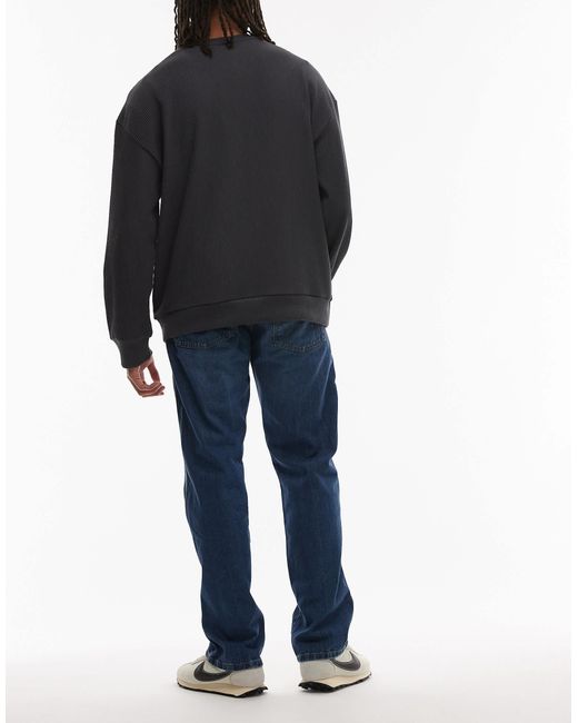 Wrangler – frontier – lockere, gerade geschnittene jeans in Blue für Herren