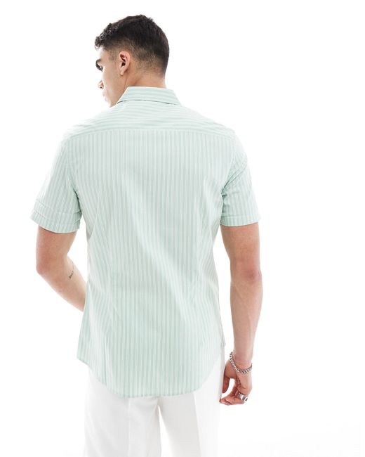 ASOS White Oversized Work Shirt for men