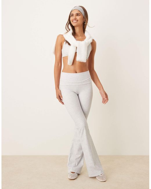 Tala Natural Dayflex Multiway Fold Waist Flared Yoga Pant