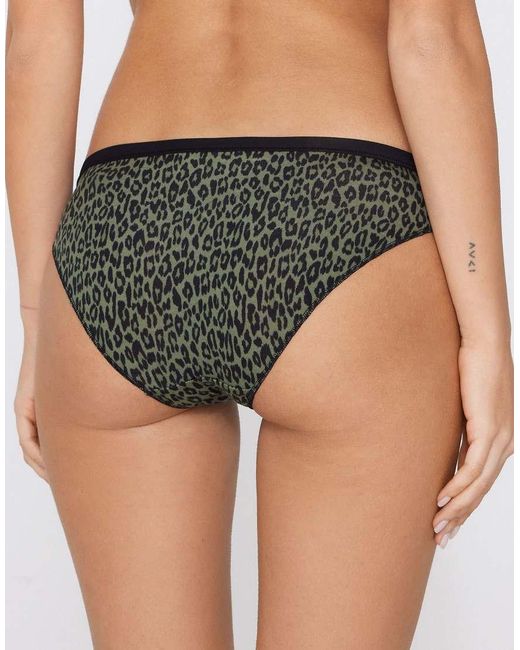 Tezenis Black Printed Cotton Briefs