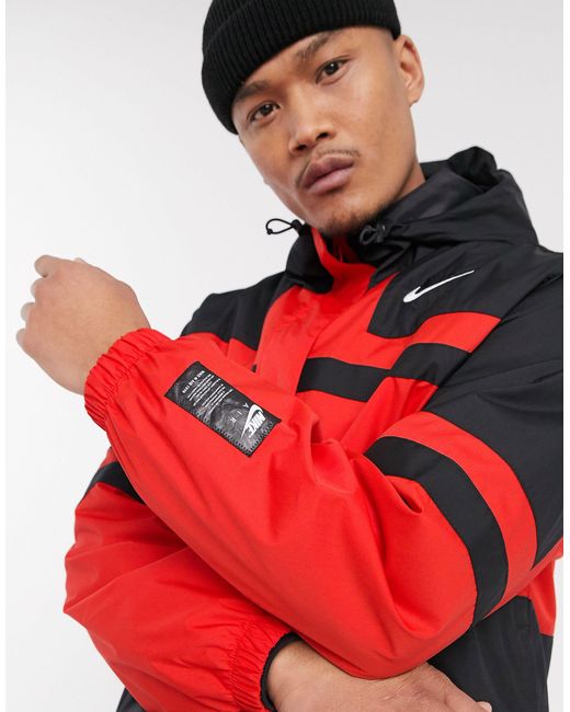 Air - Veste à enfiler avec demi-fermeture éclair - /noir Nike pour homme en  coloris Rouge | Lyst