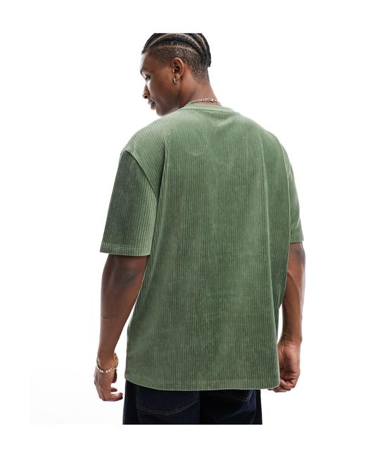 T-shirt comoda di ASOS in Green da Uomo