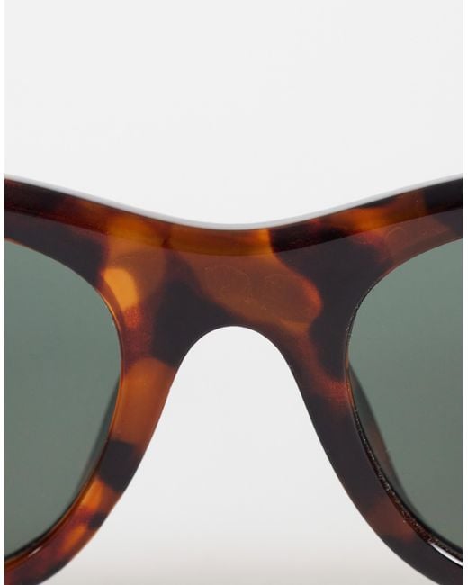 Lunettes rondes Mango en coloris Black