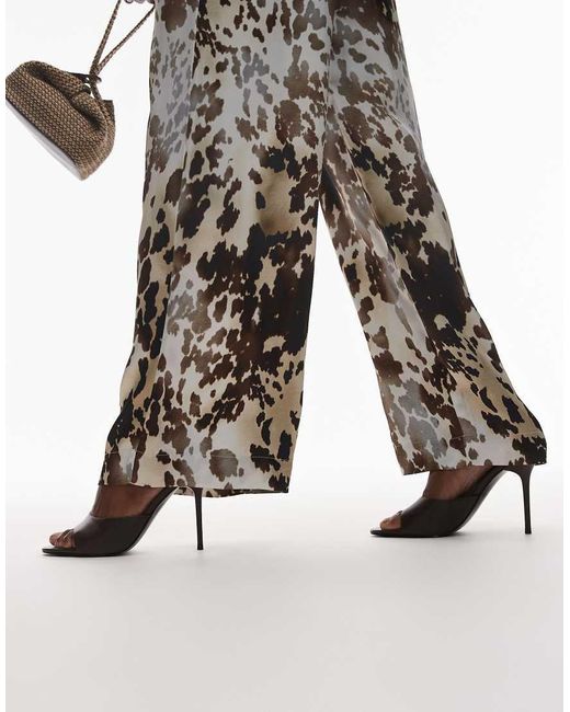 Mango Brown Featuring Kaia Gerber Stiletto Mule
