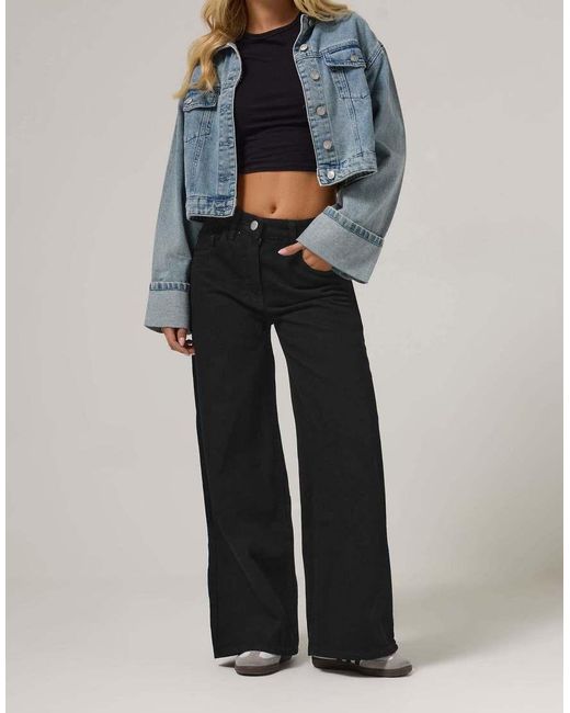 PixieGirl Blue Petite Wide Leg Jeans