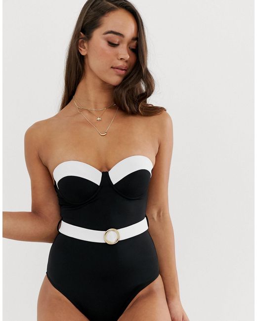 belt swimsuit
