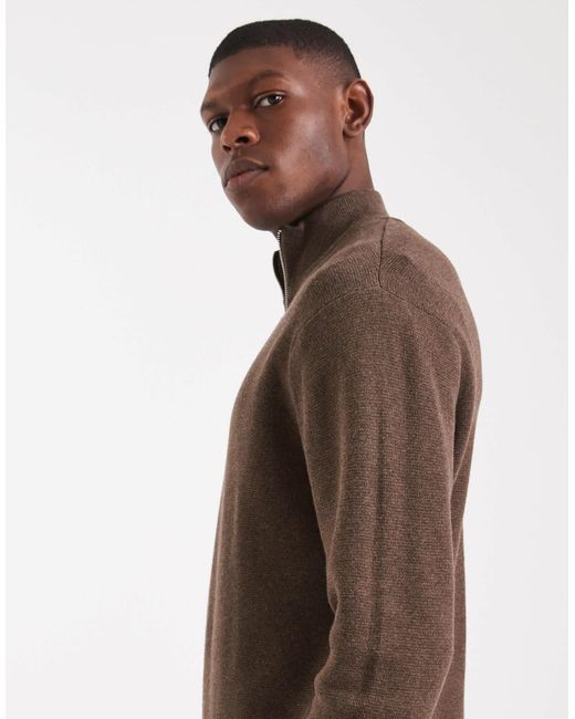 Only & Sons – strickpullover in Brown für Herren