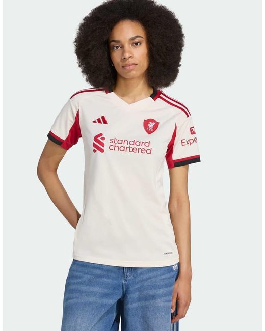 Fc Liverpool 25/26 di Adidas Originals in White