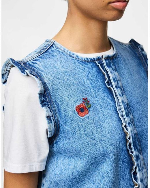Pieces Blue Top