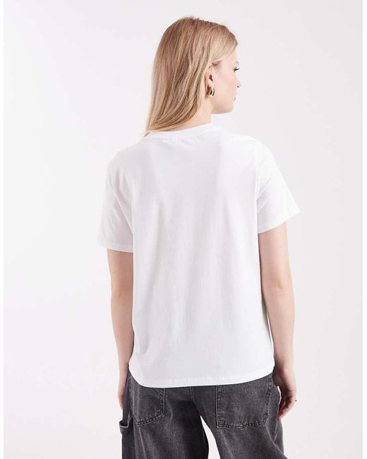 Pieces White Boxy T-Shirt