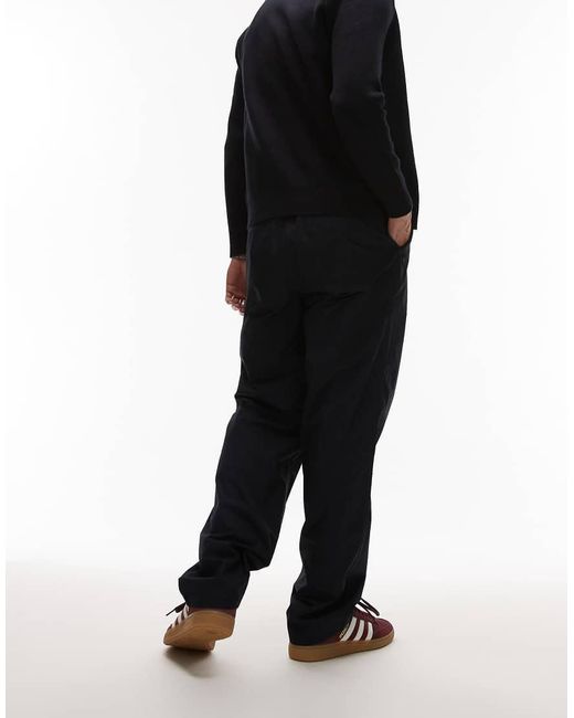 ARKET Black Pure Cotton Lightweight Pull-on Trousers for men