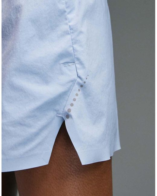 4505 Gray Premium Woven High Waist 3 Inch Running Short With Jersey Liner And Phone Pocket