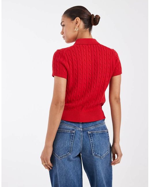 Polo Ralph Lauren Red Short Sleeve Pullover