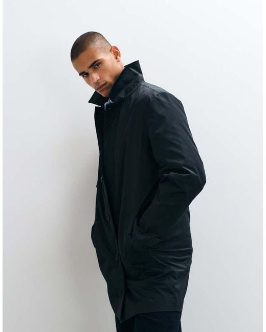 ASOS Blue Trench Coat for men