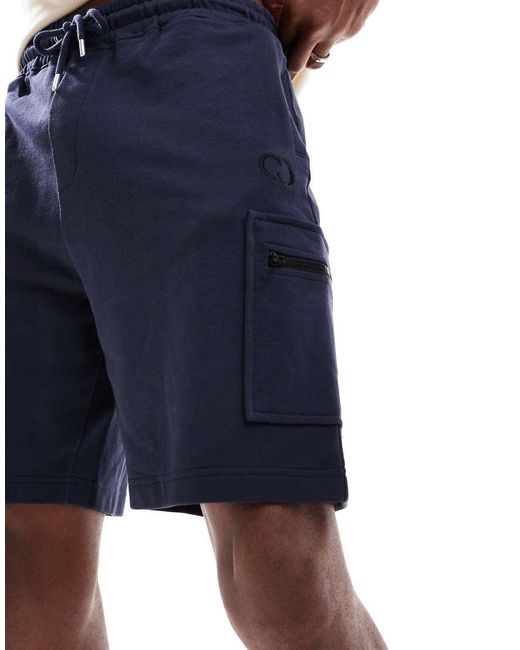 Criminal Damage Blue Dalston Short for men
