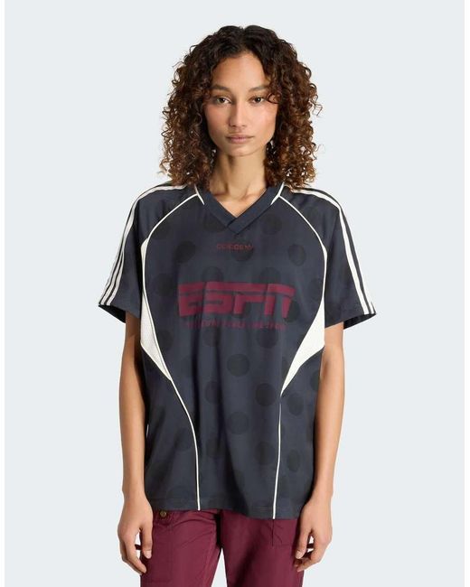 Adidas Originals Blue Street Jersey Ss