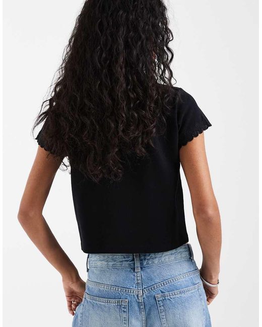 Fred Perry Black X Amy Winehouse Embroidered Detail Polo Shirt
