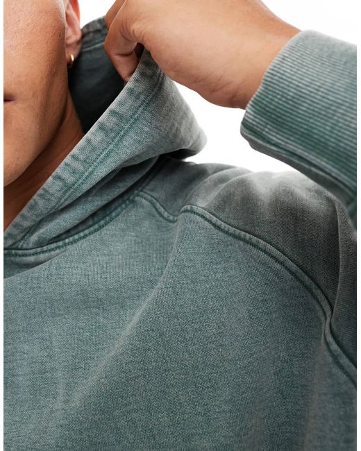 ASOS – oversize-kapuzenpullover in Blue für Herren