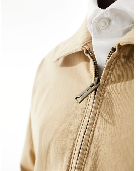 Tommy Hilfiger – jacke aus baumwolle in Natural für Herren