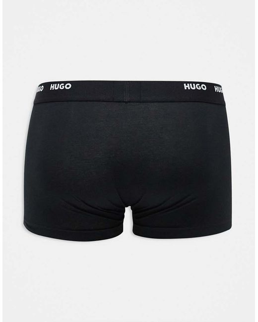 Boss Black Hugo Bodywear 3 Pack Trunks for men